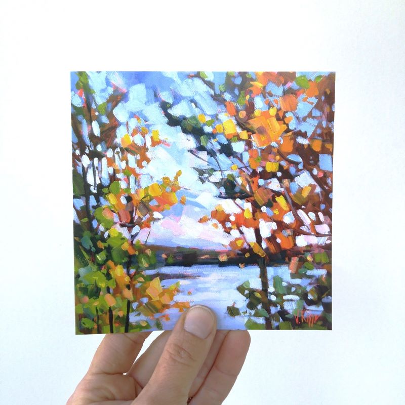 Fine Art Greeting Cards set of five
