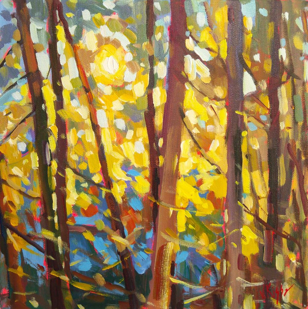 "Grand River Adventures II" Acrylic on canvas 12"x12"