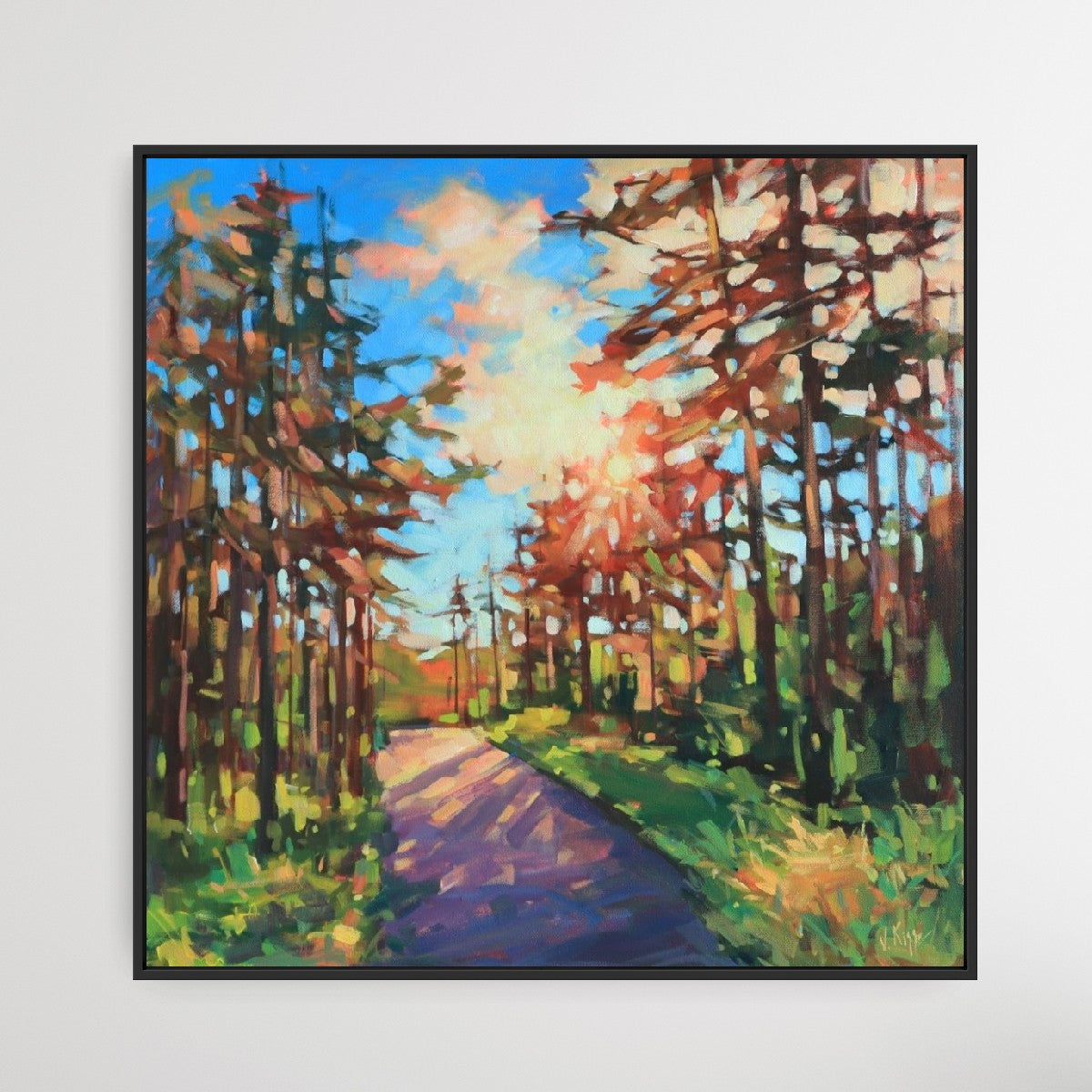 "Wandering Light" Acrylic on canvas 24"x24"