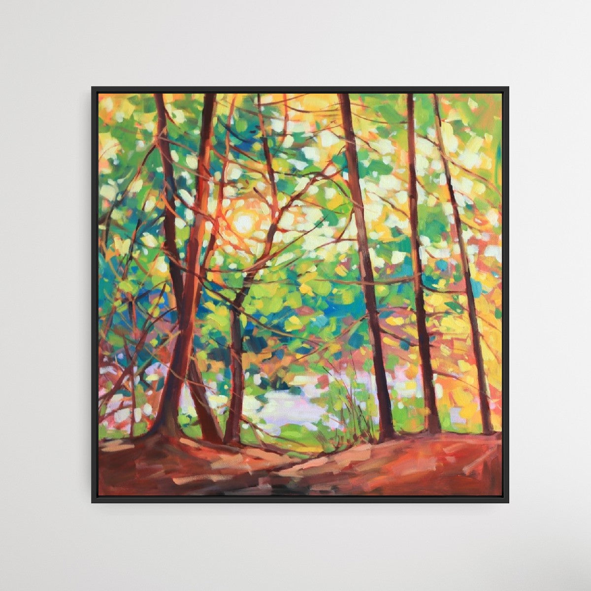 "Echoes of Light" Acrylic on canvas 24"x24"