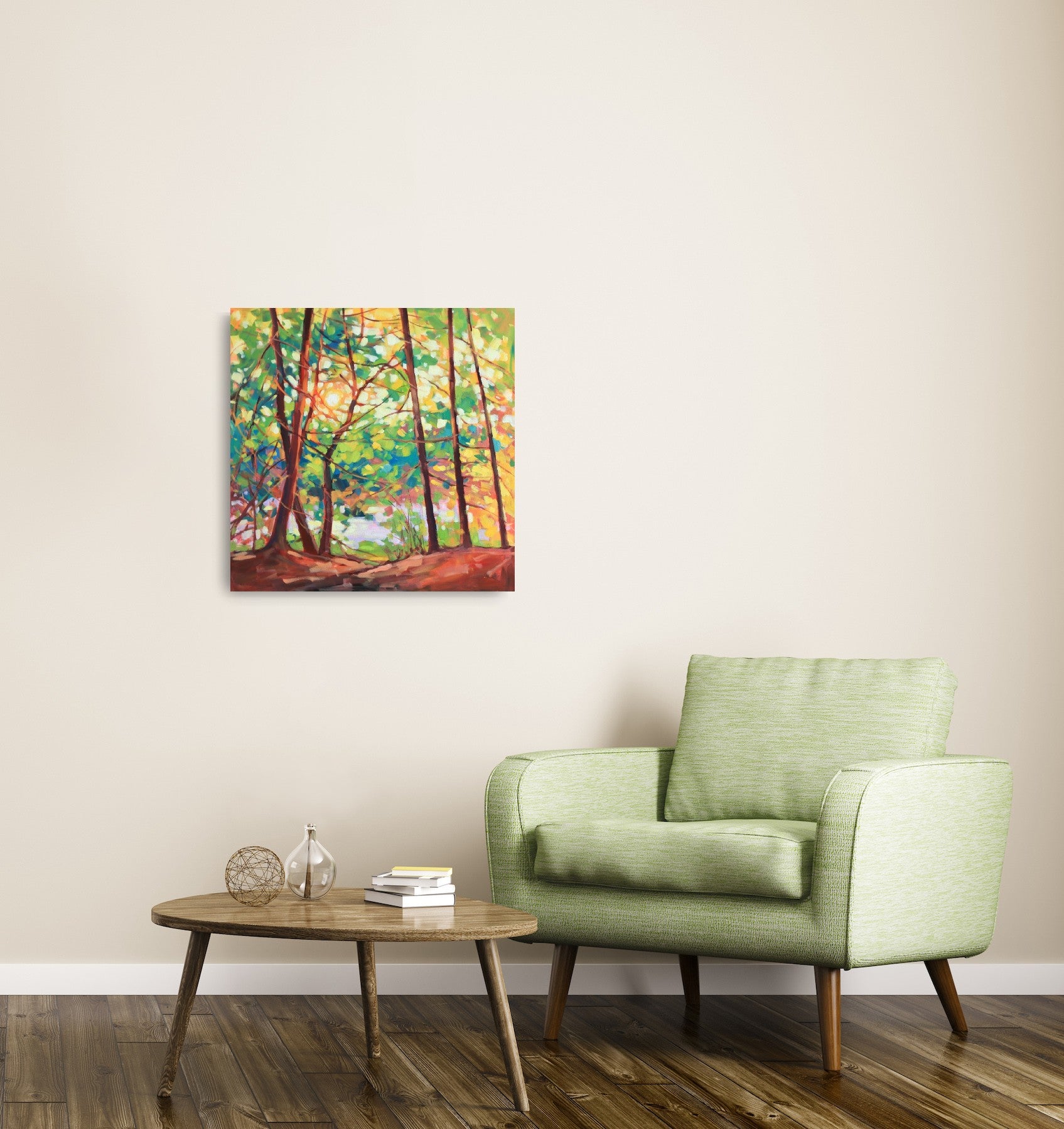 "Echoes of Light" Acrylic on canvas 24"x24"