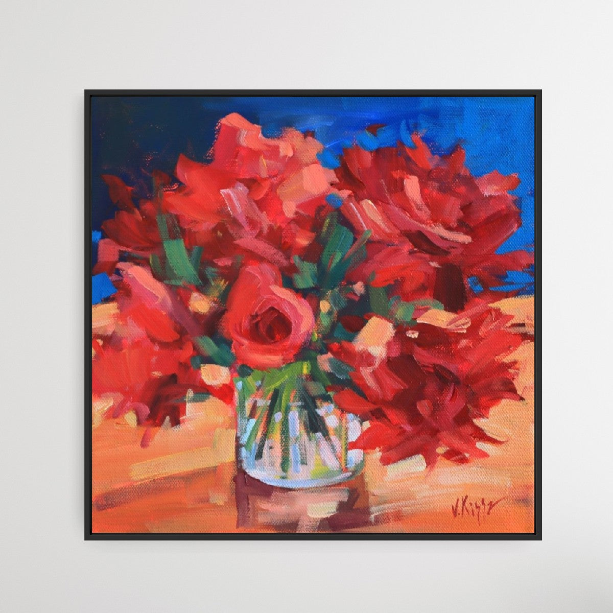 "Petals of a Dream" Acrylic on canvas 10"x10"