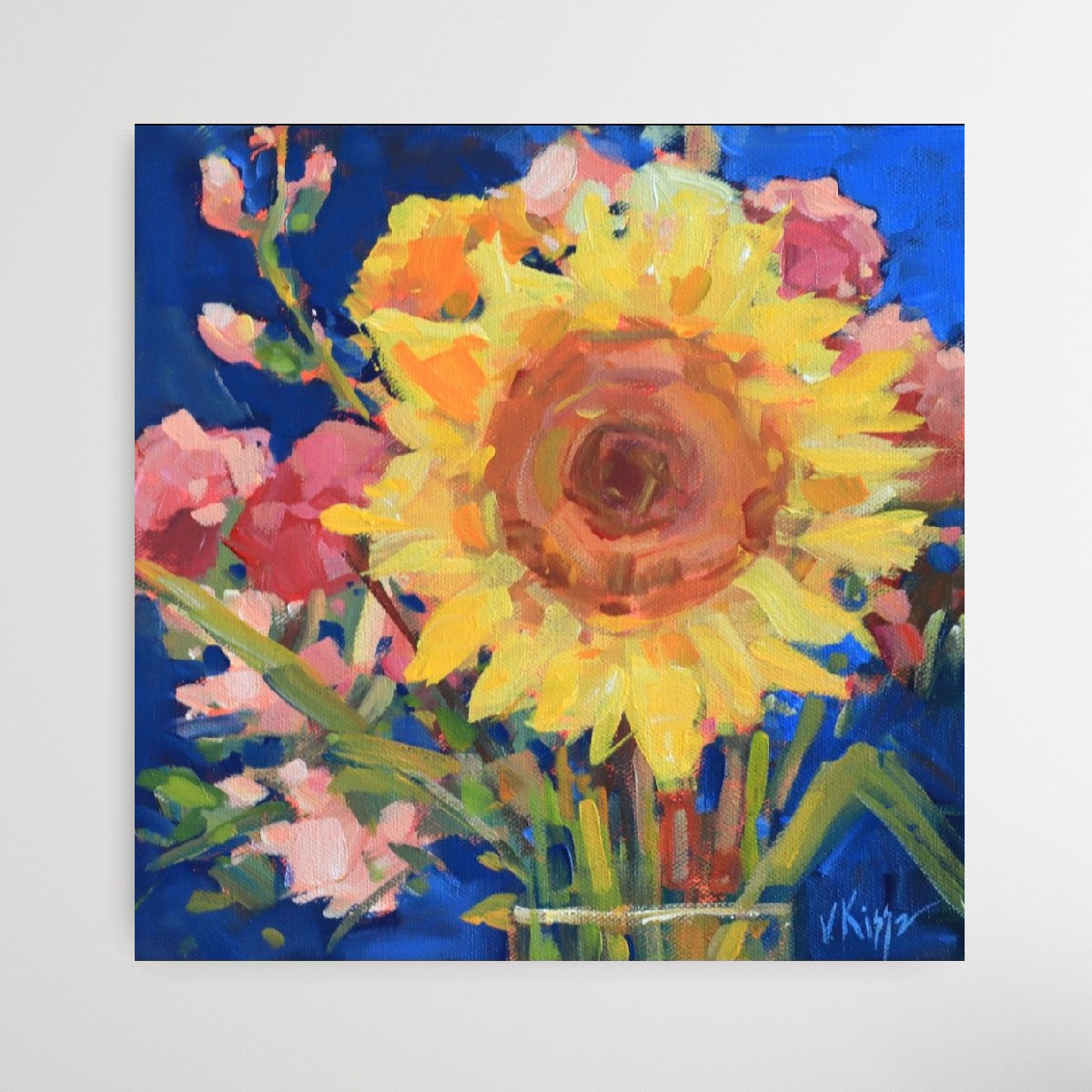 "Harvest of Light" Acrylic on canvas 10"x10"