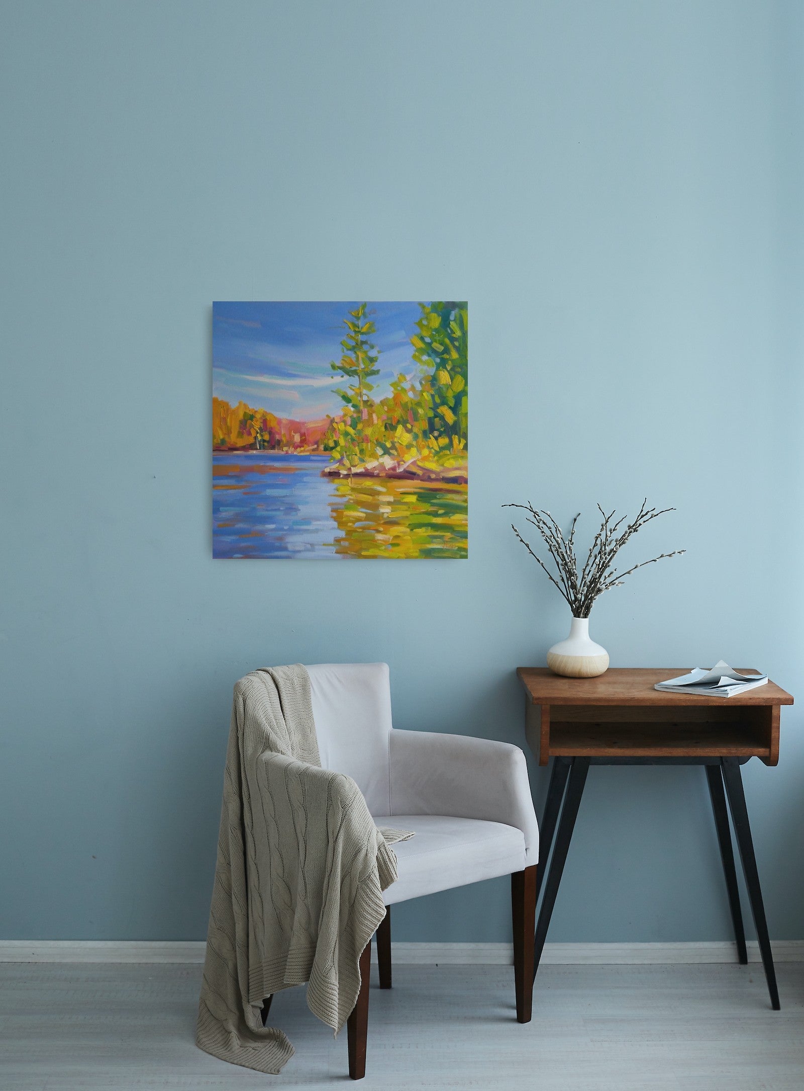 "Sunny Afternoon" Oil on canvas 24"x24"