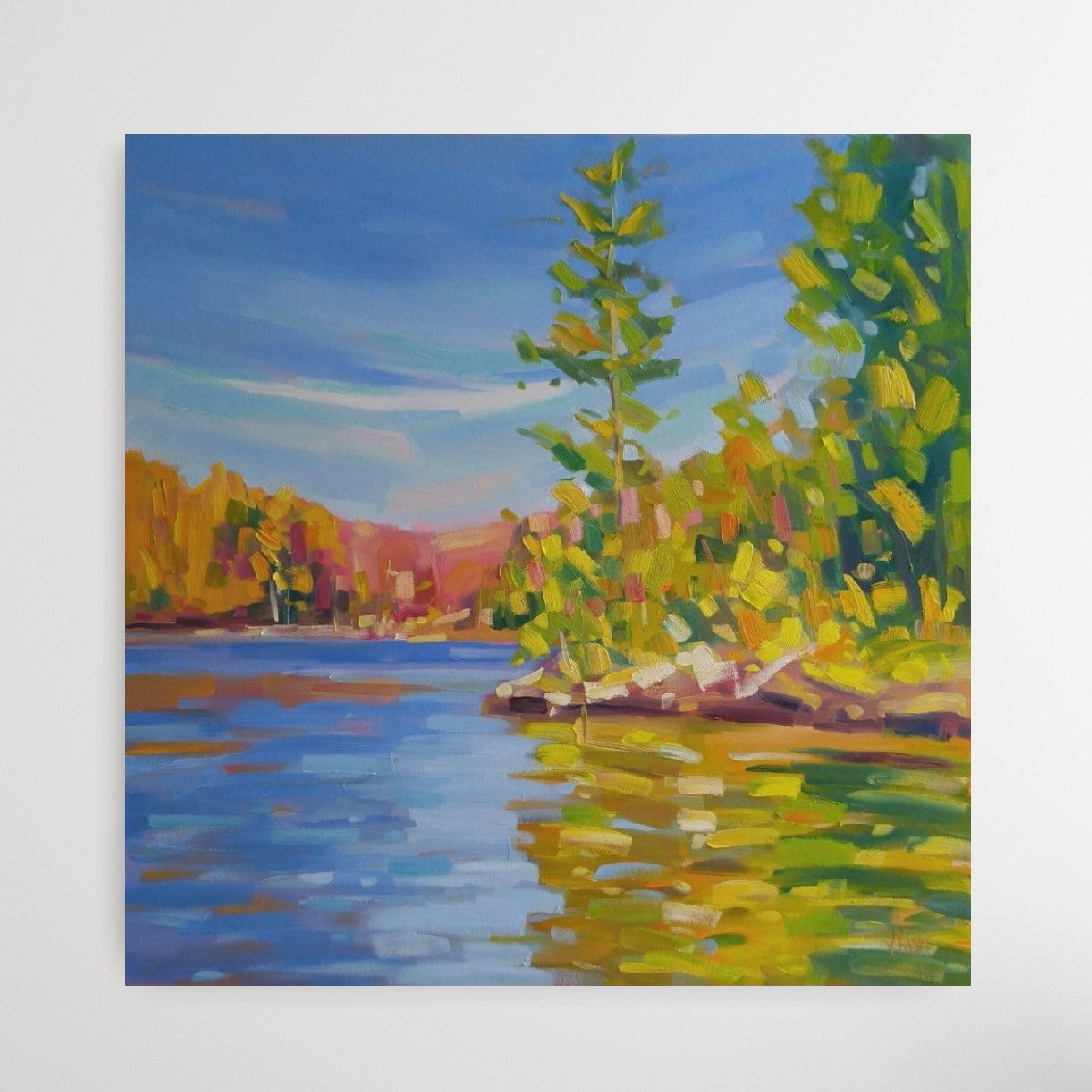 "Sunny Afternoon" Oil on canvas 24"x24"