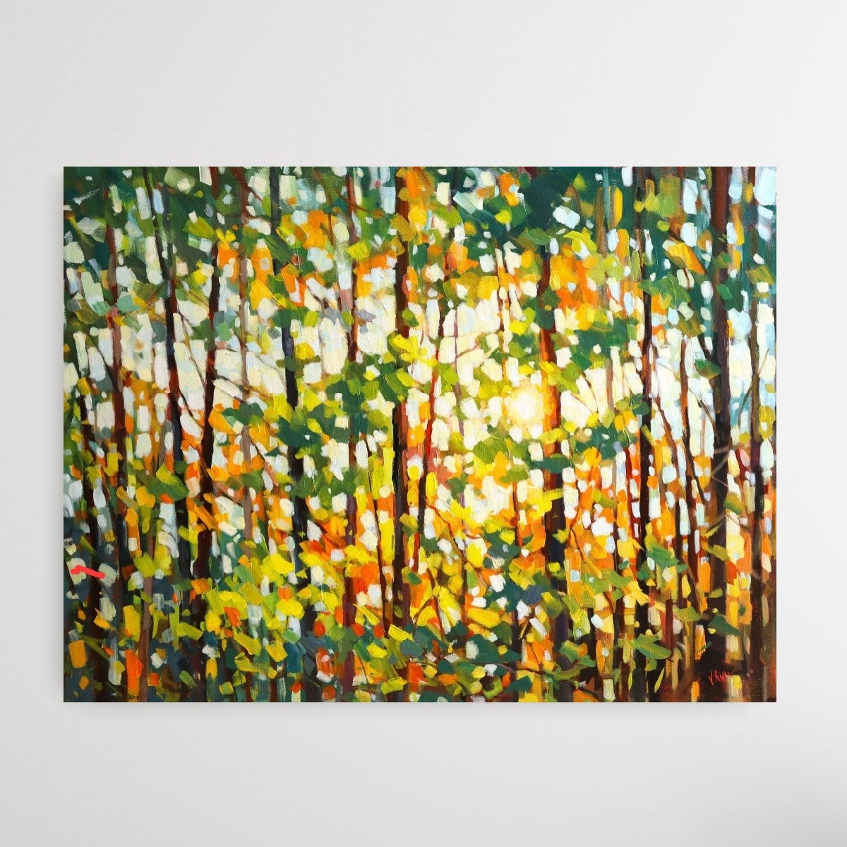 "Golden Tranquility" Acrylic on canvas 30"x40"