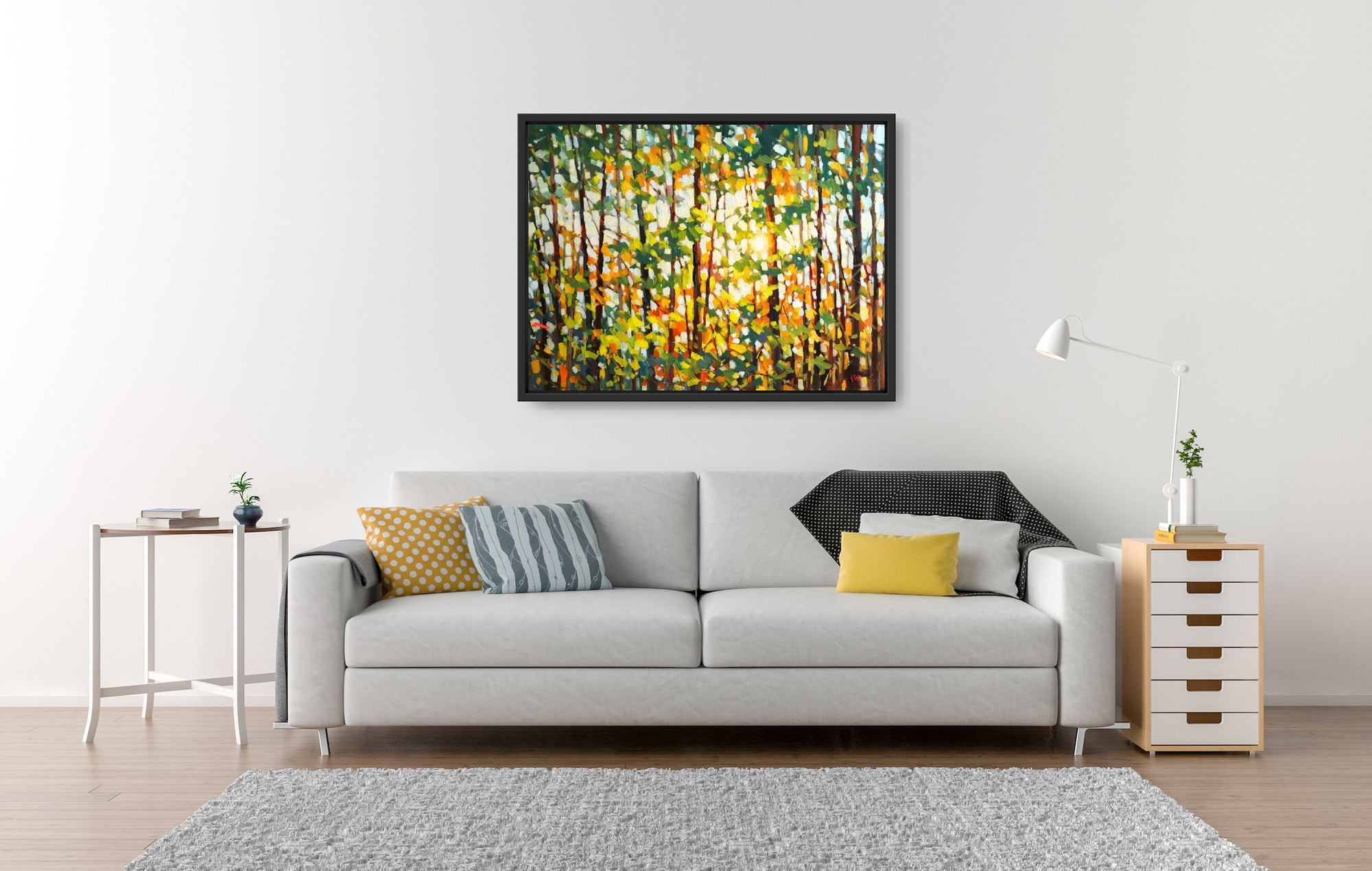 "Golden Tranquility" Acrylic on canvas 30"x40"