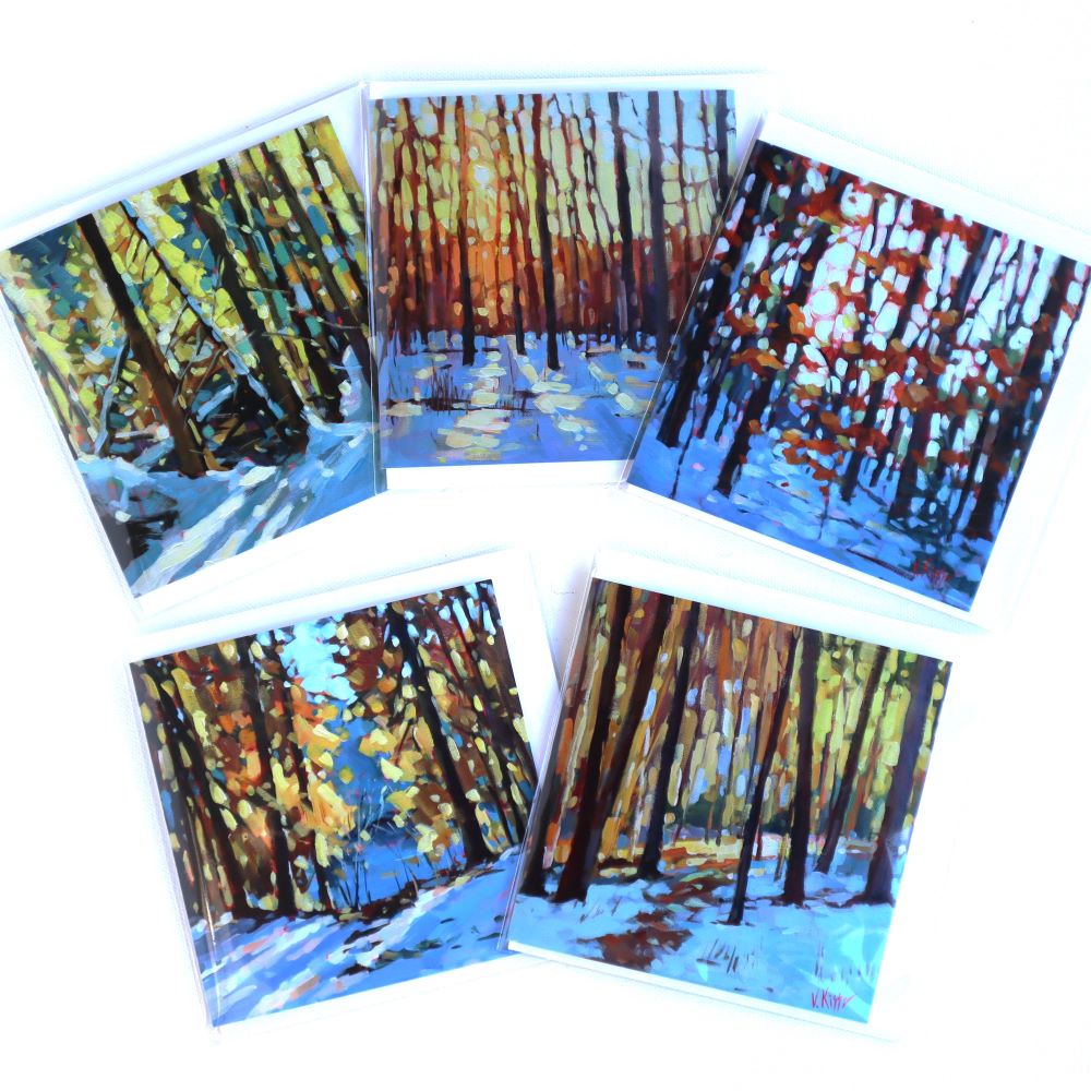 Fine Art Greeting Cards Winter Holidays
