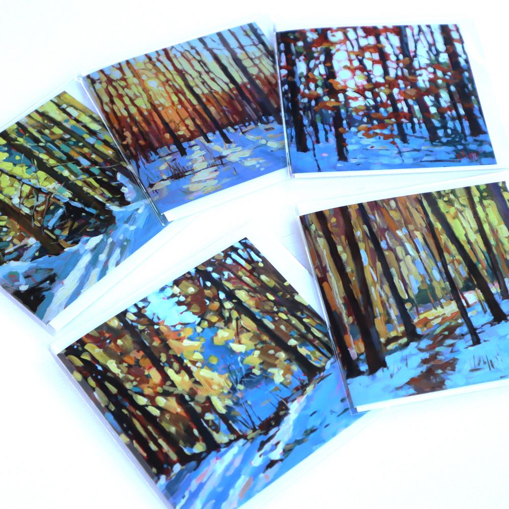 Fine Art Greeting Cards Winter Holidays