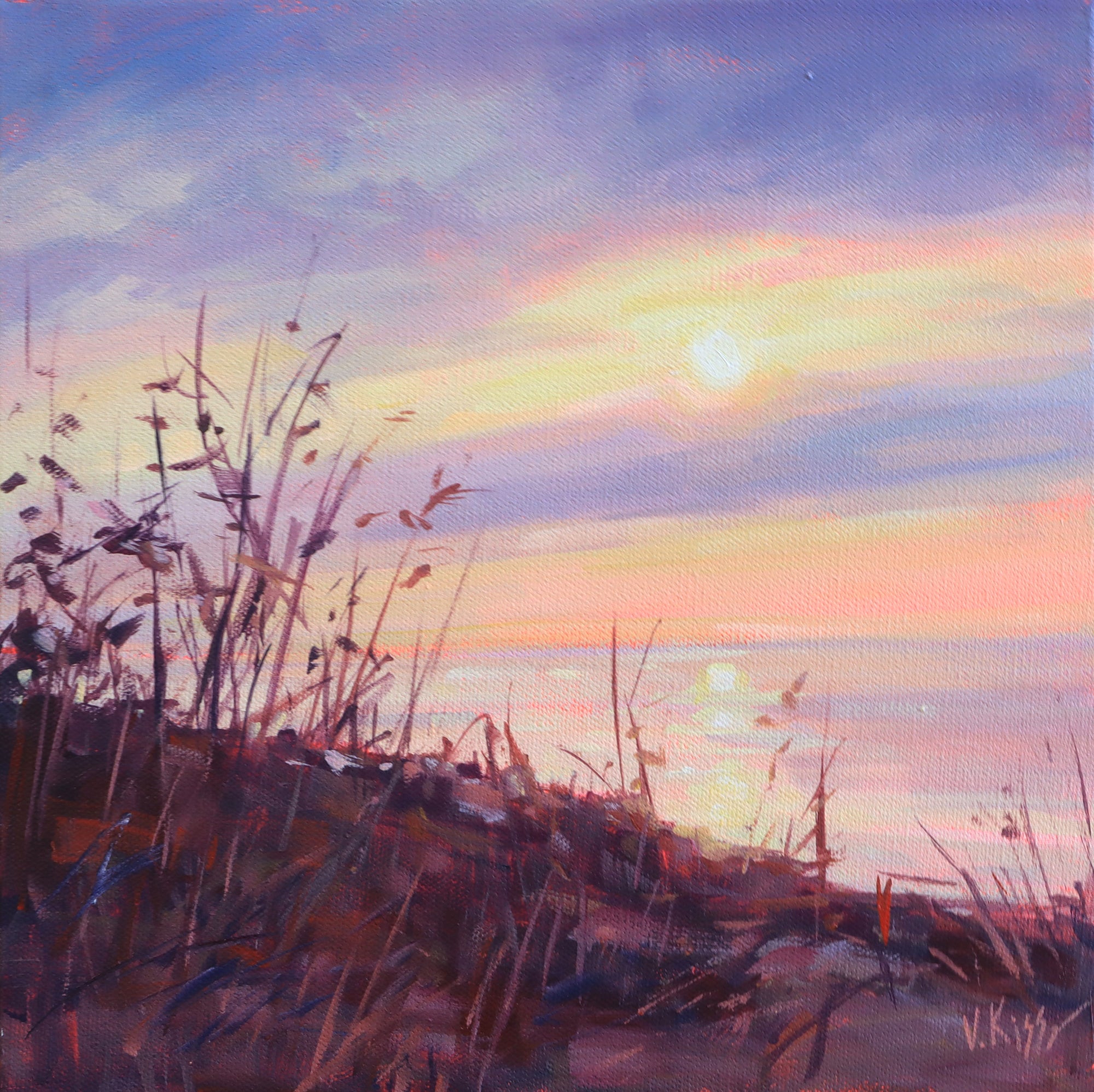 Lake Huron Embrace Acrylic painting on canvas