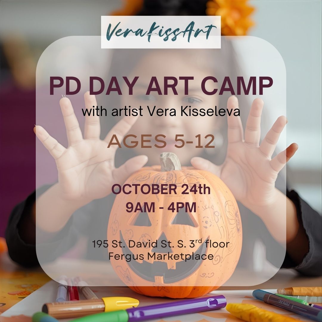 PD DAY ART CAMP, October 24th. FULL DAY