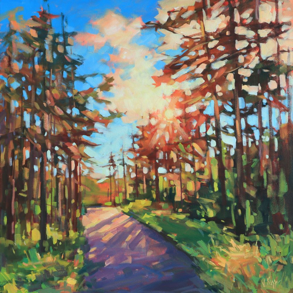 "Wandering Light" Acrylic on canvas 24"x24"