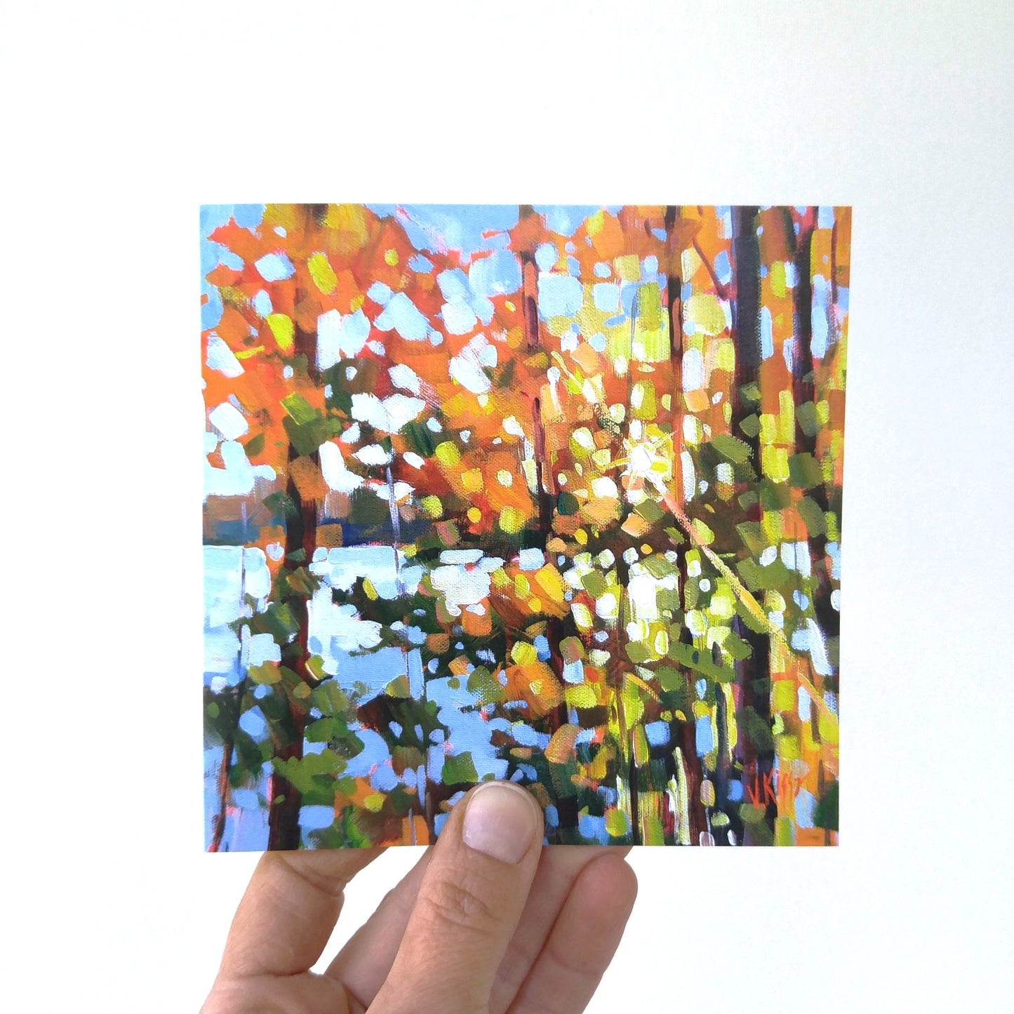 Fine Art Greeting Cards Autumn Collection set of five