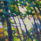 "Forest Depth" Acrylic on canvas 12"x12"