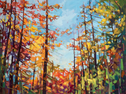"Autumn Nostalgia" Acrylic on canvas 36"x48"