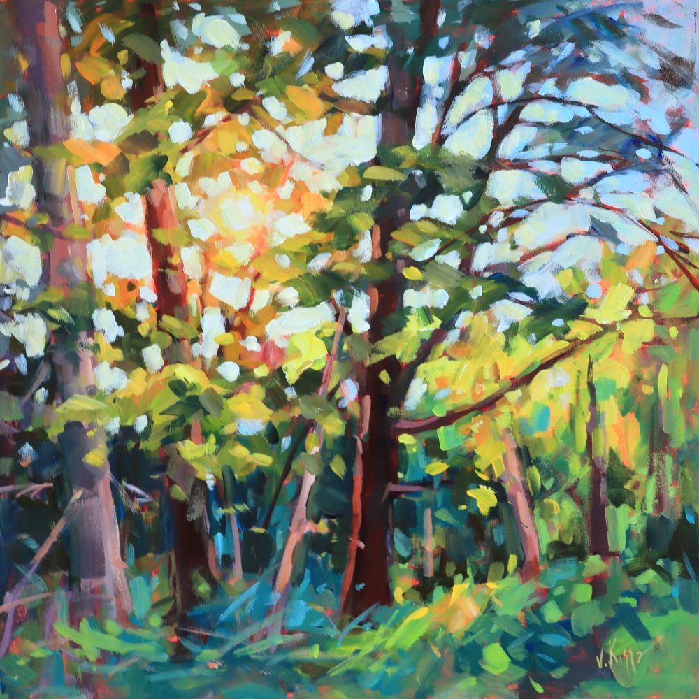 A Place for Light  - Acrylic painting by artist Vera Kisseleva