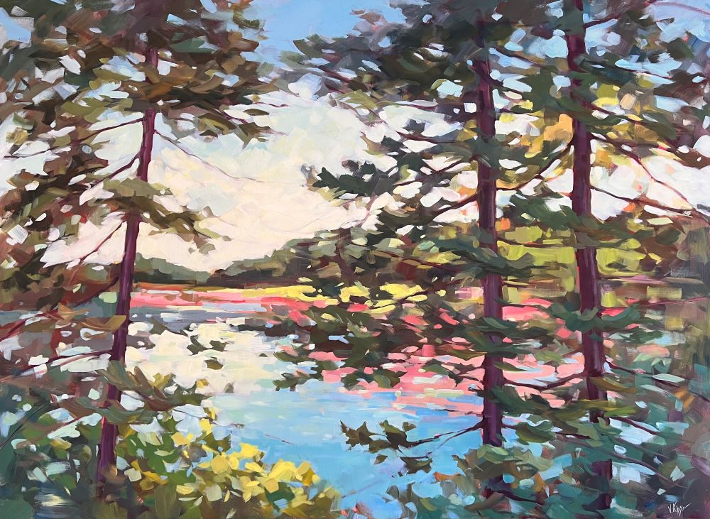 "A Place to Breath" Acrylic on canvas 36"x48"