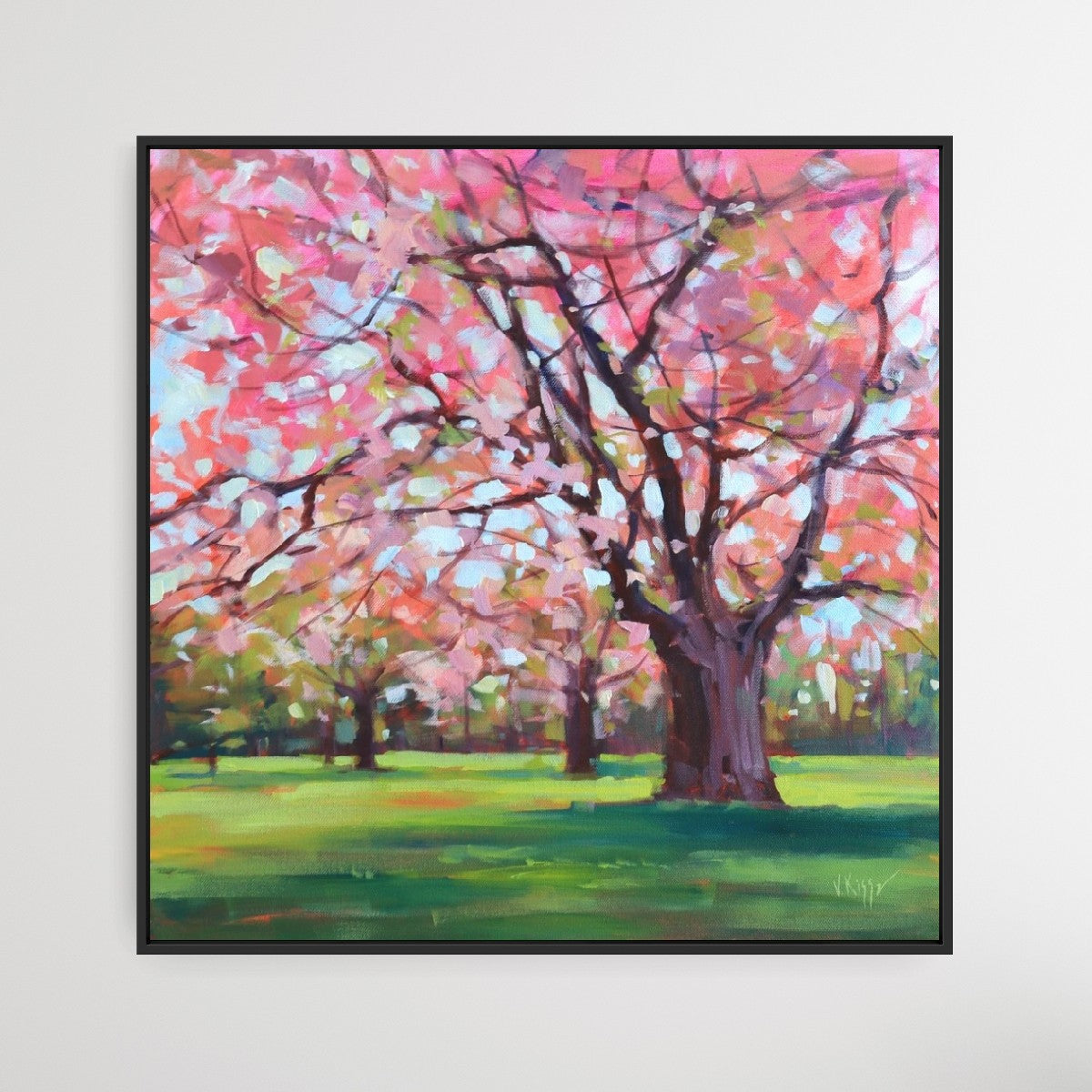 &quot;Blossom Canopy&quot; Acrylic on canvas 20&quot;x20&quot;