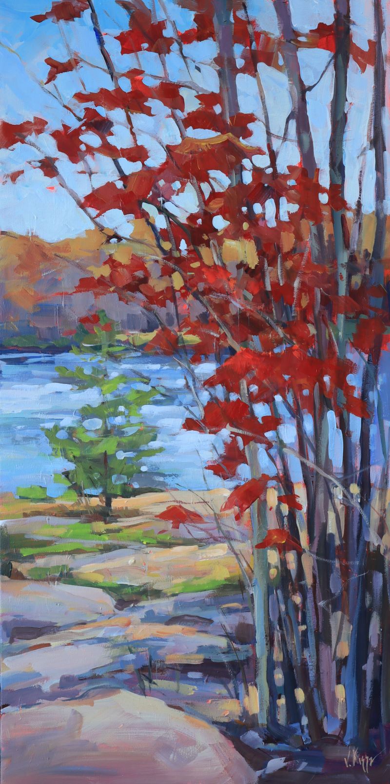 Autumn landscape by local artist Vera Kisseleva