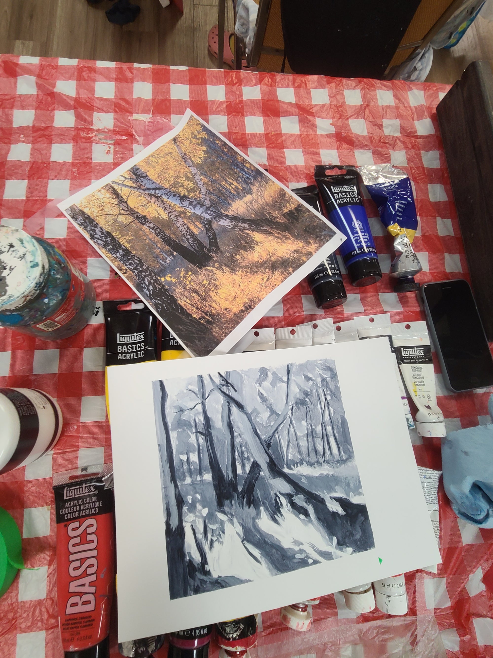 Autumn Impressions: Acrylic Full Day Painting Workshop