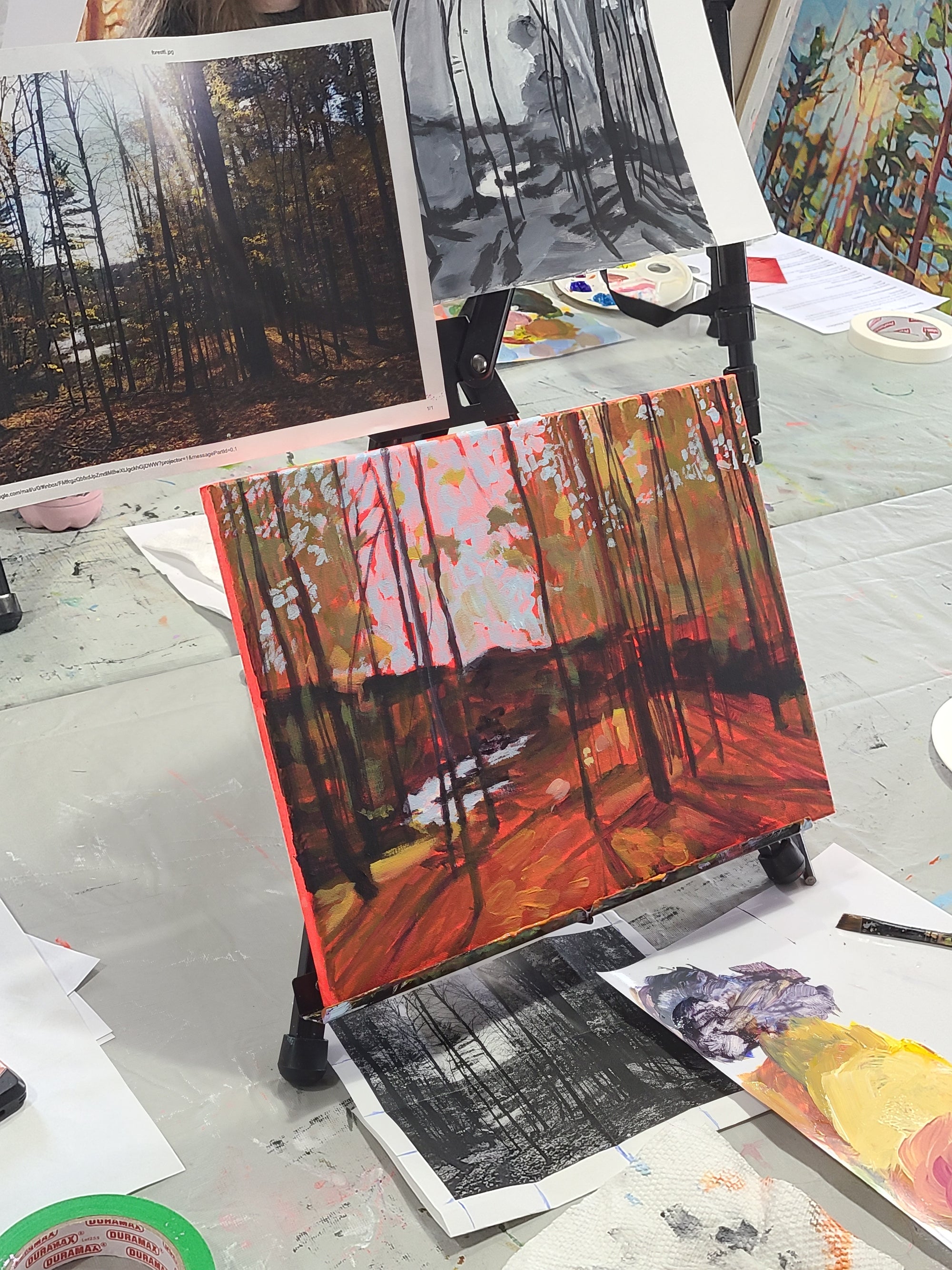 Autumn Impressions: Acrylic Full Day Painting Workshop