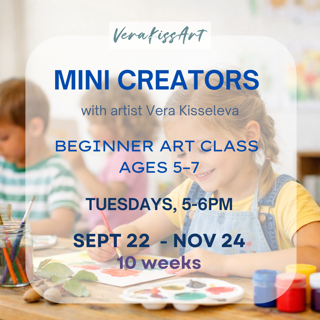 MINI CREATORS, AGES 5-7, TUESDAYS 5-6 PM FALL SESSION