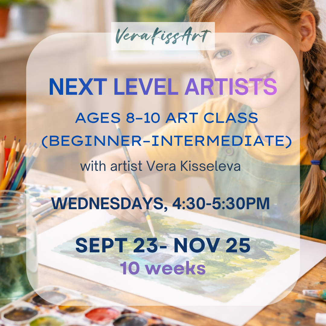 NEXT LEVEL ARTISTS, AGES 8-10, WEDNESDAYS 4:30-5:30 PM FALL SESSION