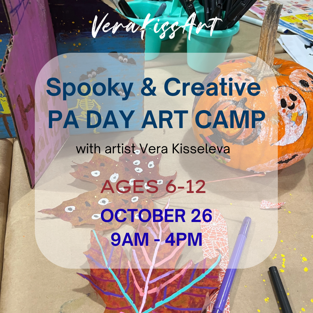 PD DAY ART CAMP, October 26th. FULL DAY