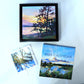 Gift Bundle #3 "Moments of Sundown" 8"x8" FRAMED