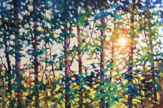 "Sundown Serenade" Acrylic on canvas 40"x60"