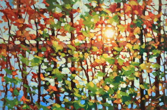"Sunset Sanctuary" Acrylic on canvas 24"x36"