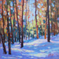 Original Acrylic painting Impressionistic Canadian Landscape by Vera Kisseleva