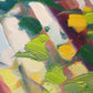 "Autumn Hike II" oil on canvas 30"x15"