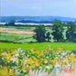 Original acrylic painting on canvas modern impressionistic Canadian landscape by local artist Vera Kisseleva